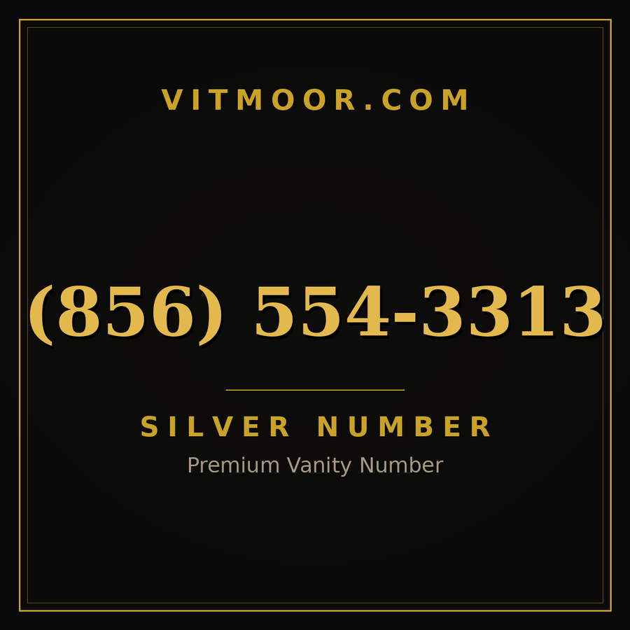 VITMOOR Silver premium number (856) 554-3313