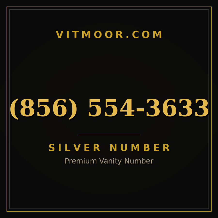 VITMOOR Silver premium number (856) 554-3633