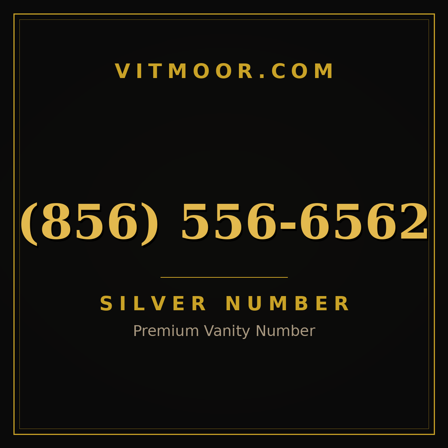 VITMOOR Silver premium number (856) 556-6562