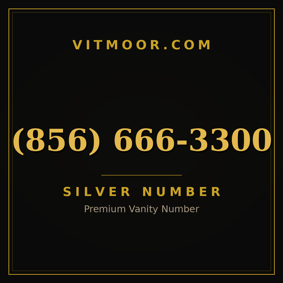VITMOOR Silver premium number (856) 666-3300