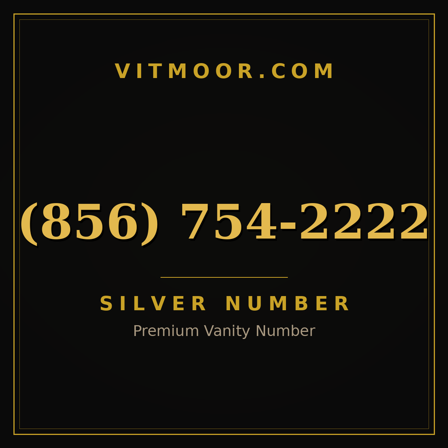 VITMOOR Silver premium number (856) 754-2222