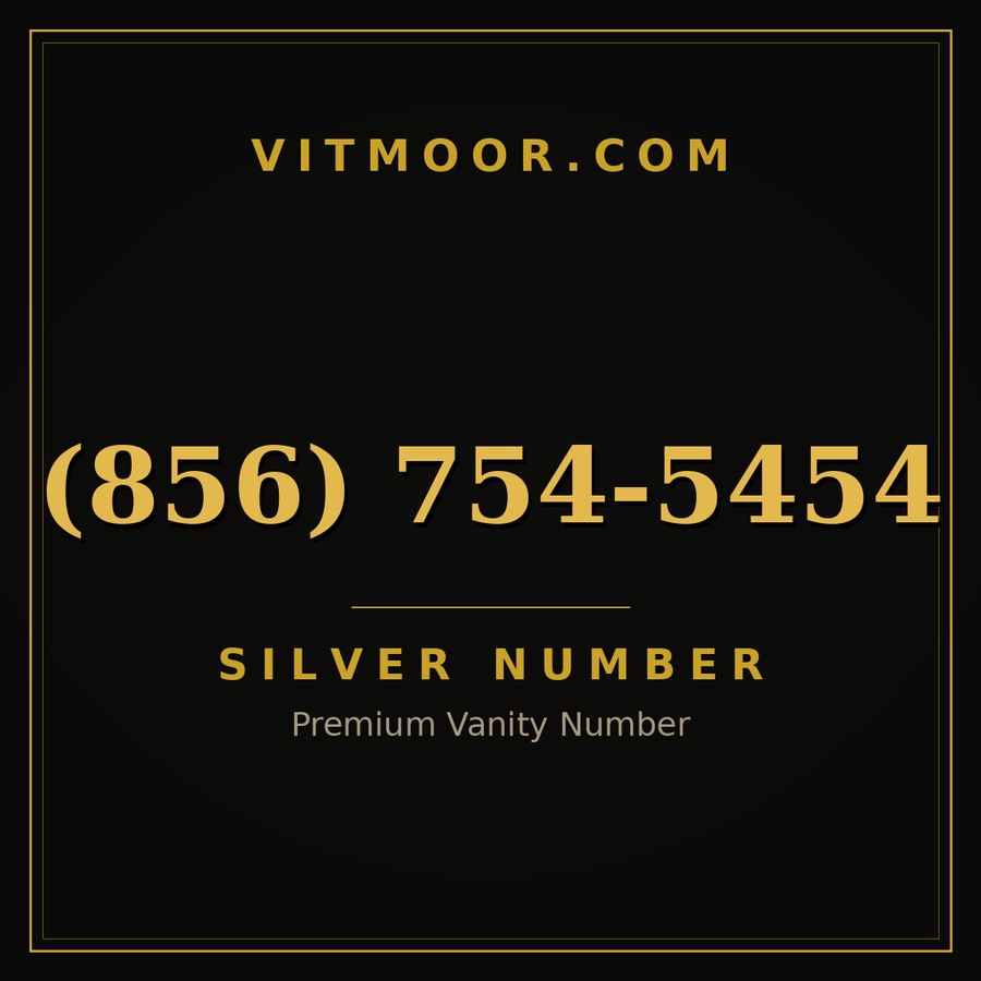 VITMOOR Silver premium number (856) 754-5454