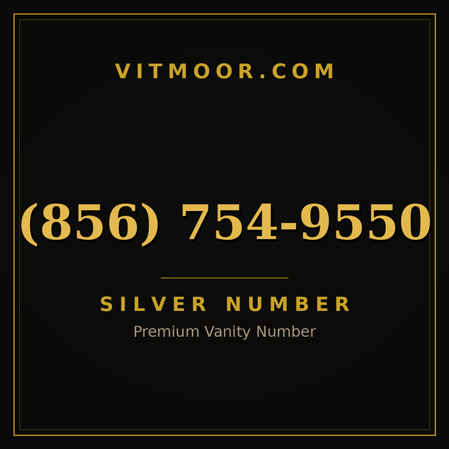 VITMOOR Silver premium number (856) 754-9550
