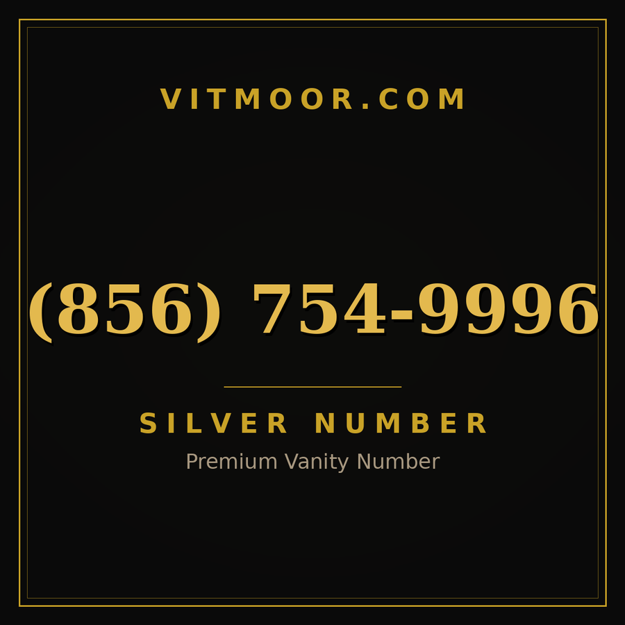 VITMOOR Silver premium number (856) 754-9996