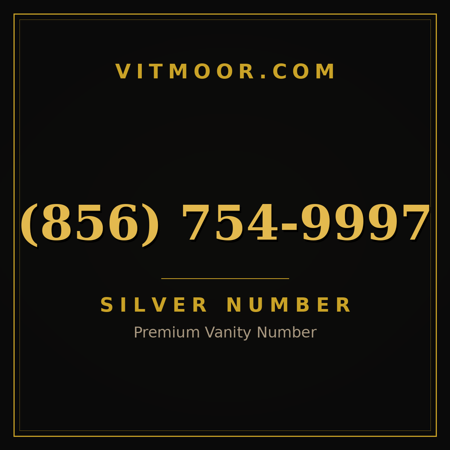 VITMOOR Silver premium number (856) 754-9997