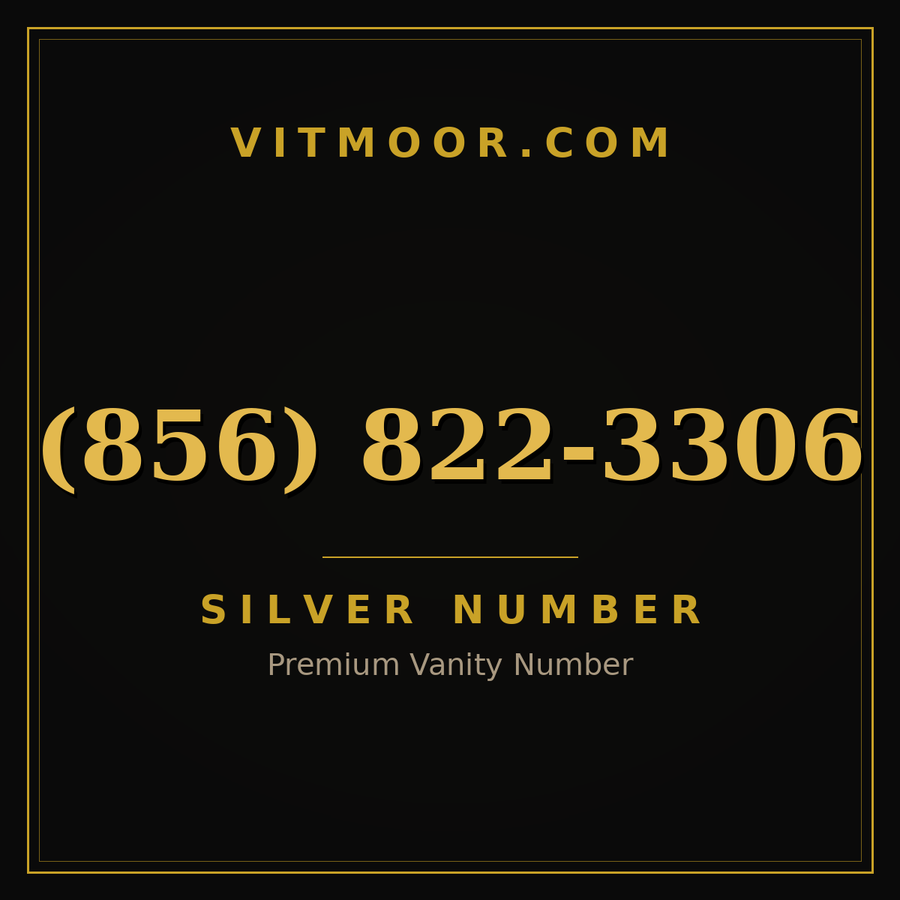 VITMOOR Silver premium number (856) 822-3306