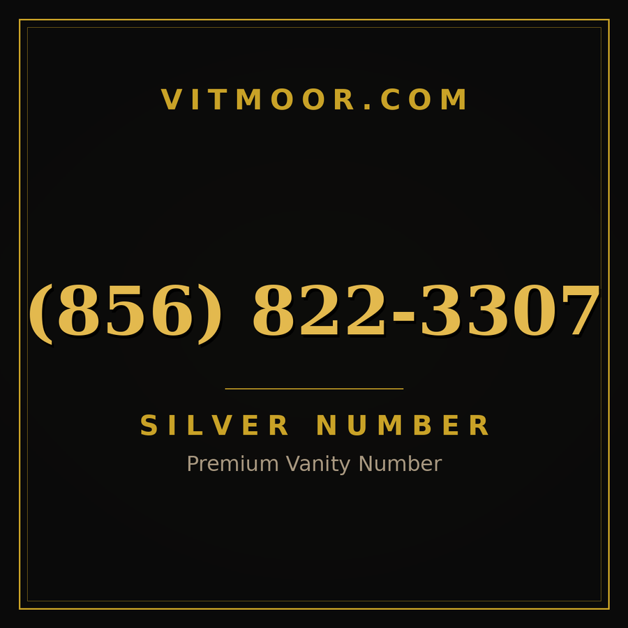 VITMOOR Silver premium number (856) 822-3307
