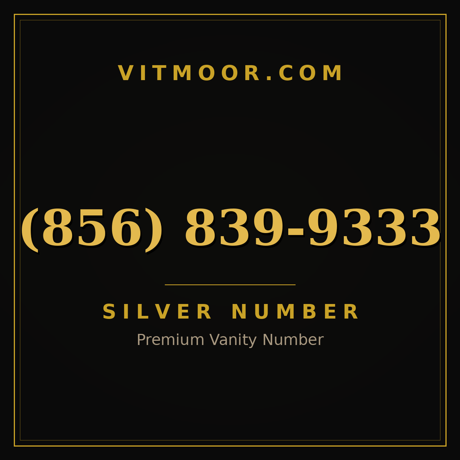 VITMOOR Silver premium number (856) 839-9333