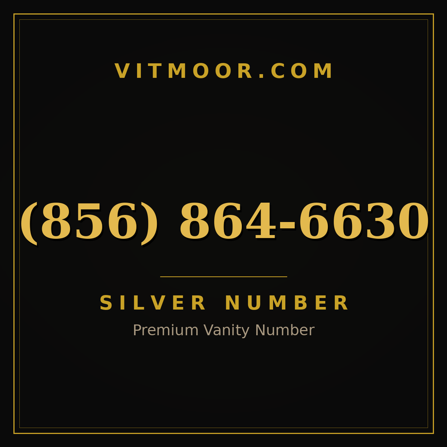 VITMOOR Silver premium number (856) 864-6630