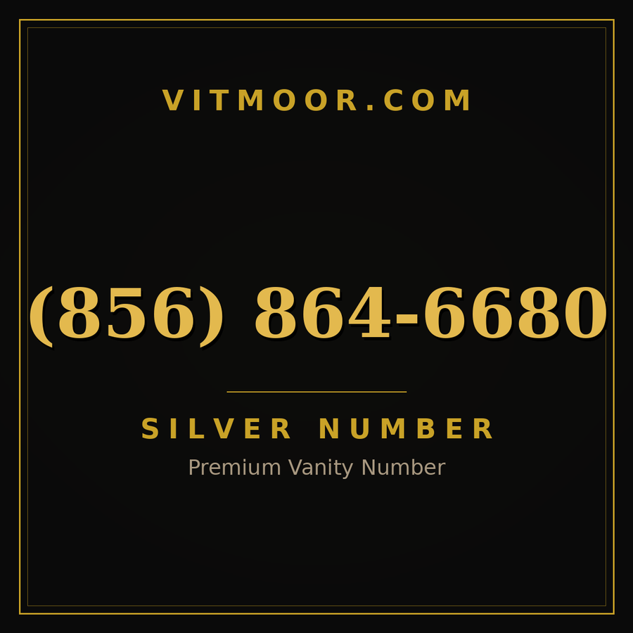 VITMOOR Silver premium number (856) 864-6680