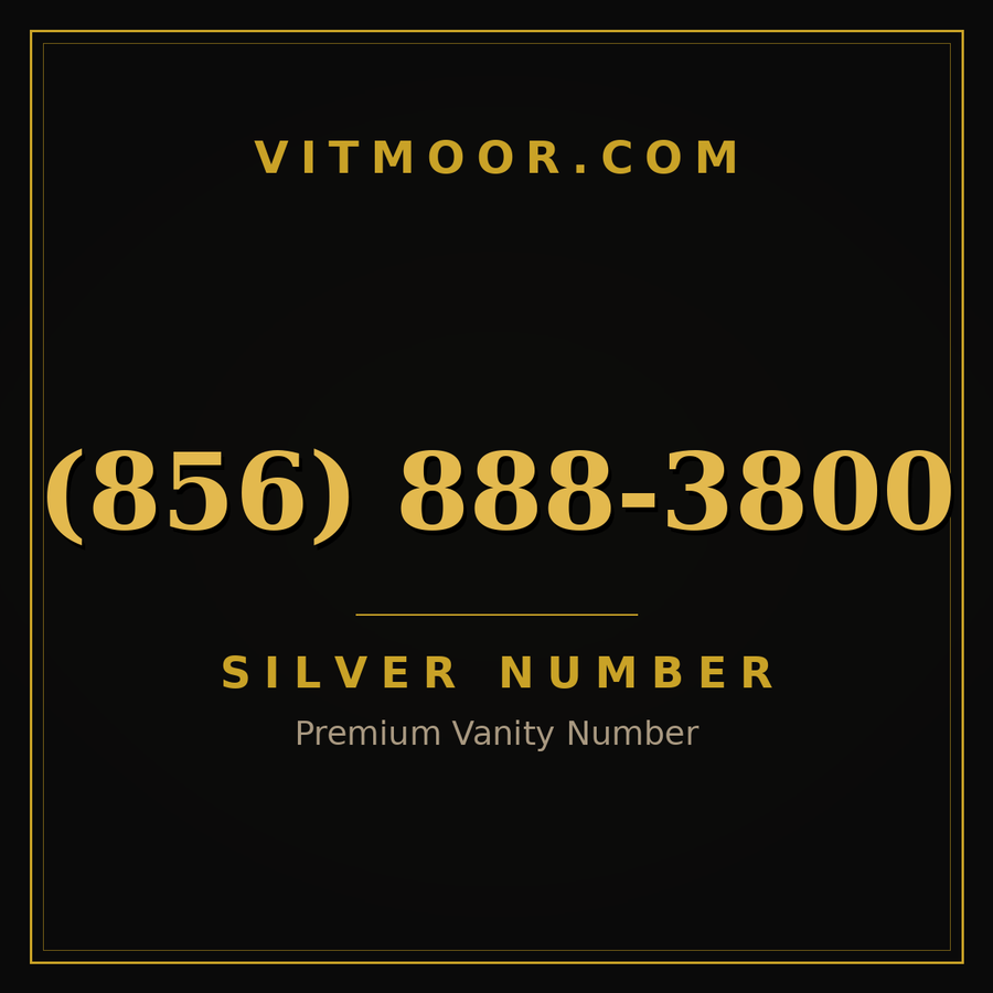 VITMOOR Silver premium number (856) 888-3800
