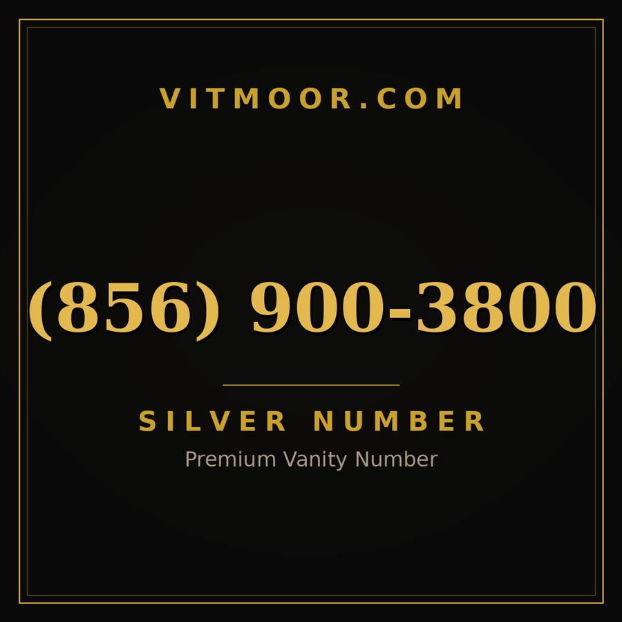 VITMOOR Silver premium number (856) 900-3800
