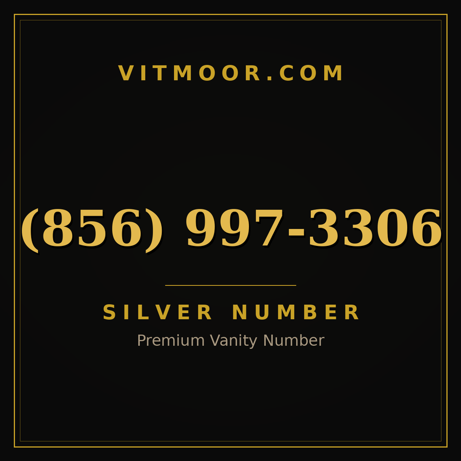 VITMOOR Silver premium number (856) 997-3306