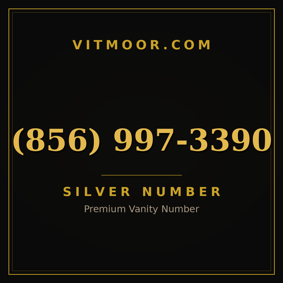 VITMOOR Silver premium number (856) 997-3390