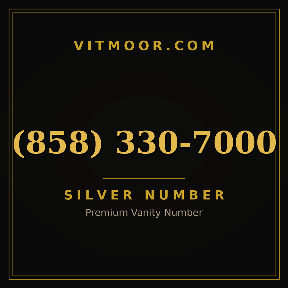858 330-7000