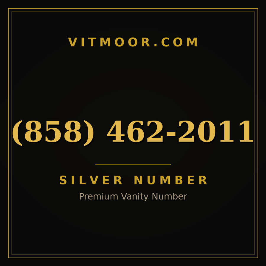 VITMOOR Silver premium number (858) 462-2011