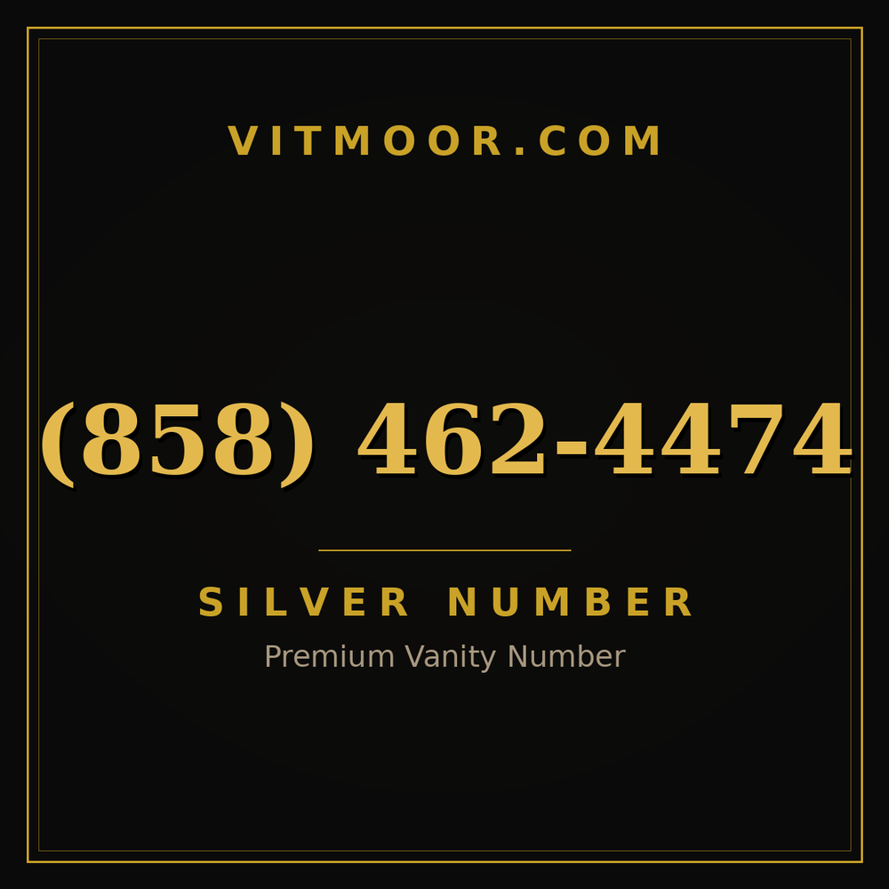 858 462-4474