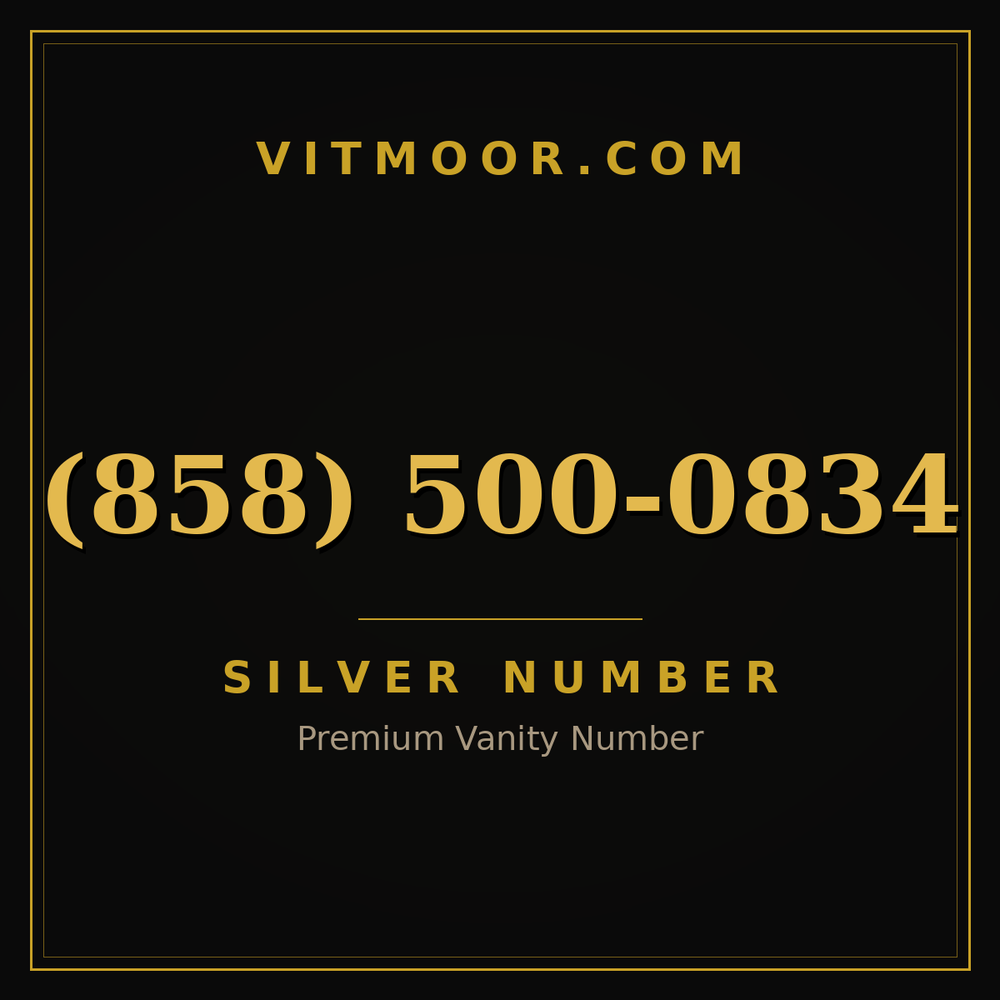 858 500-0834