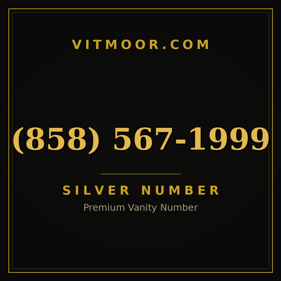 VITMOOR Silver premium number (858) 567-1999
