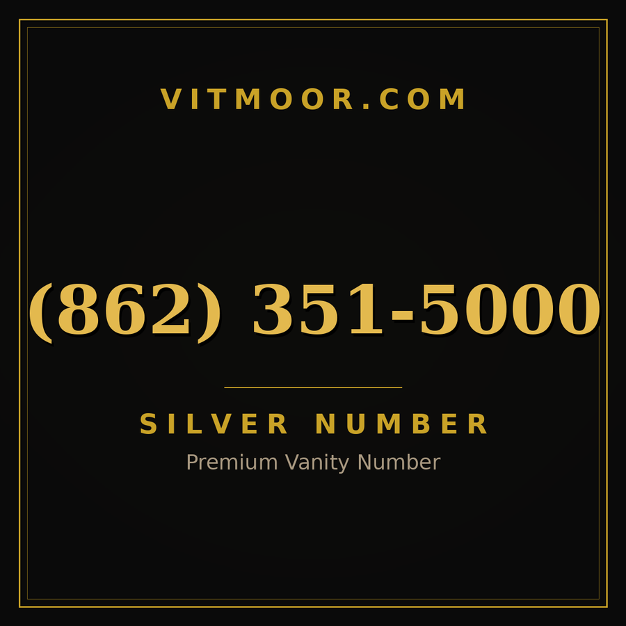 VITMOOR Silver premium number (862) 351-5000