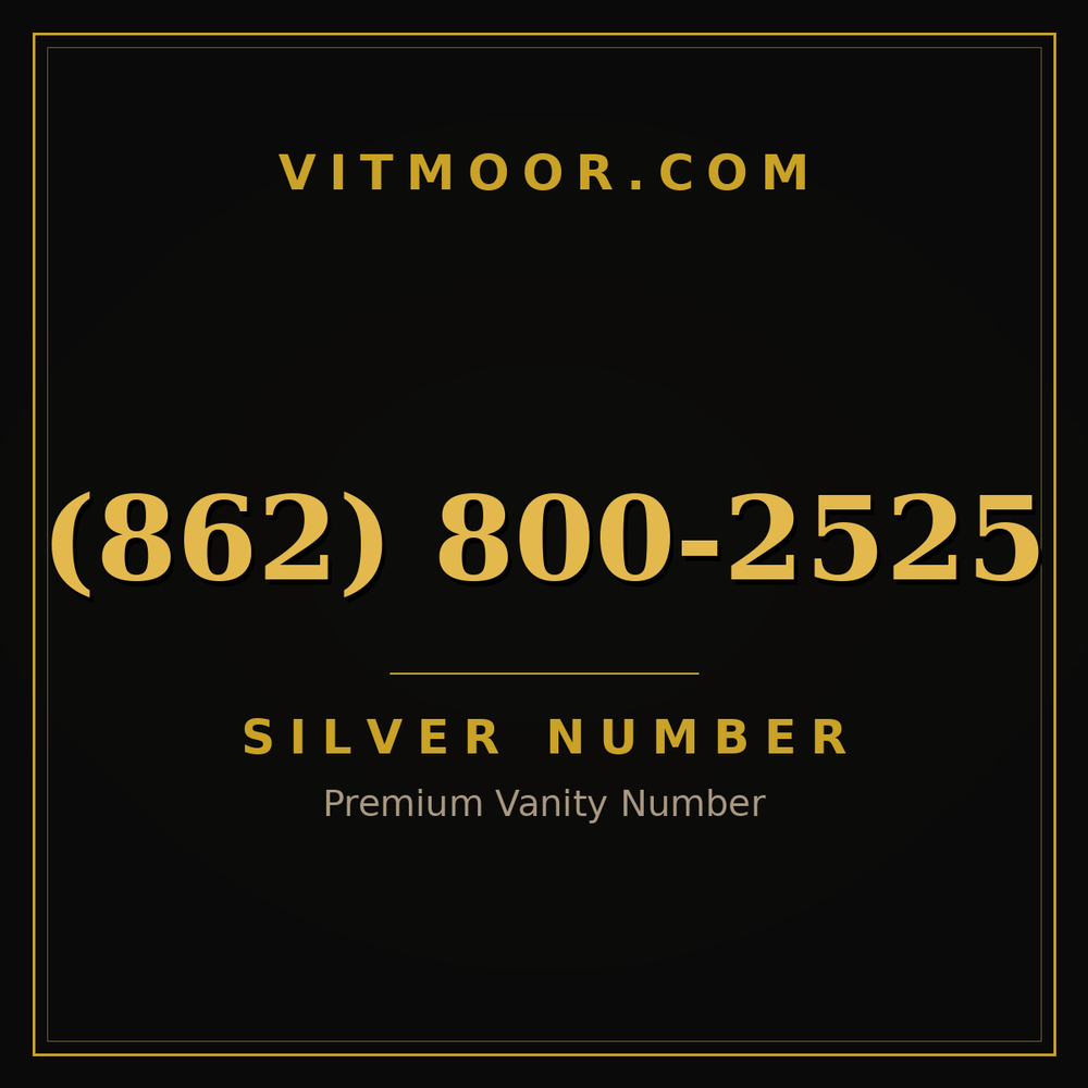 862 800-2525