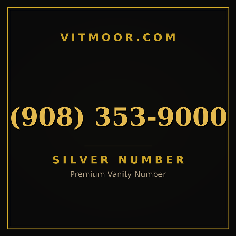 VITMOOR Silver premium number (908) 353-9000