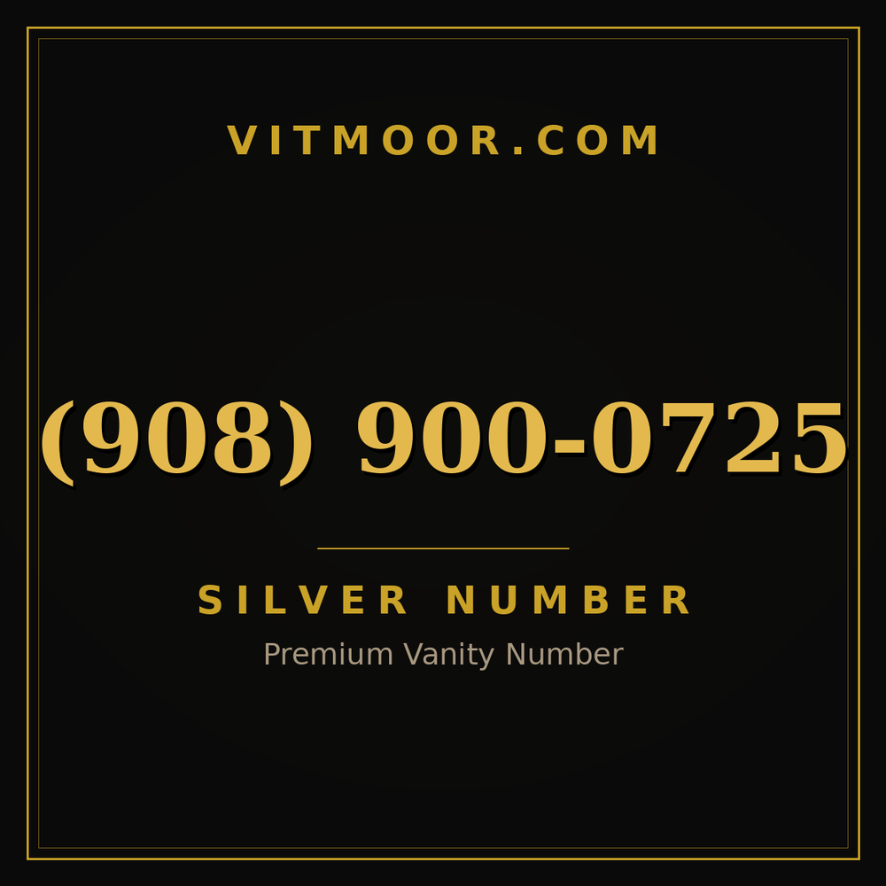 908 900-0725