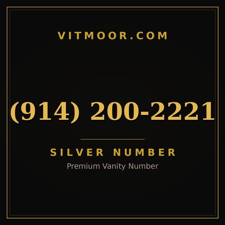 VITMOOR Silver premium number (914) 200-2221