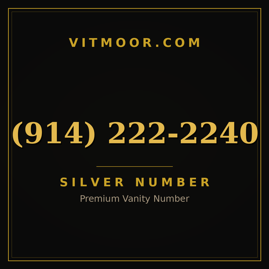 VITMOOR Silver premium number (914) 222-2240