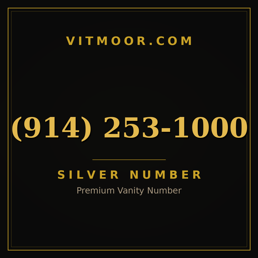 VITMOOR Silver premium number (914) 253-1000