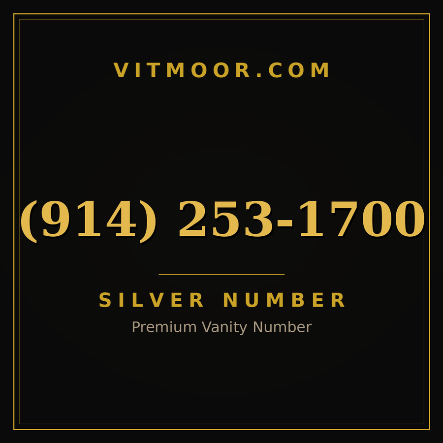 VITMOOR Silver premium number (914) 253-1700