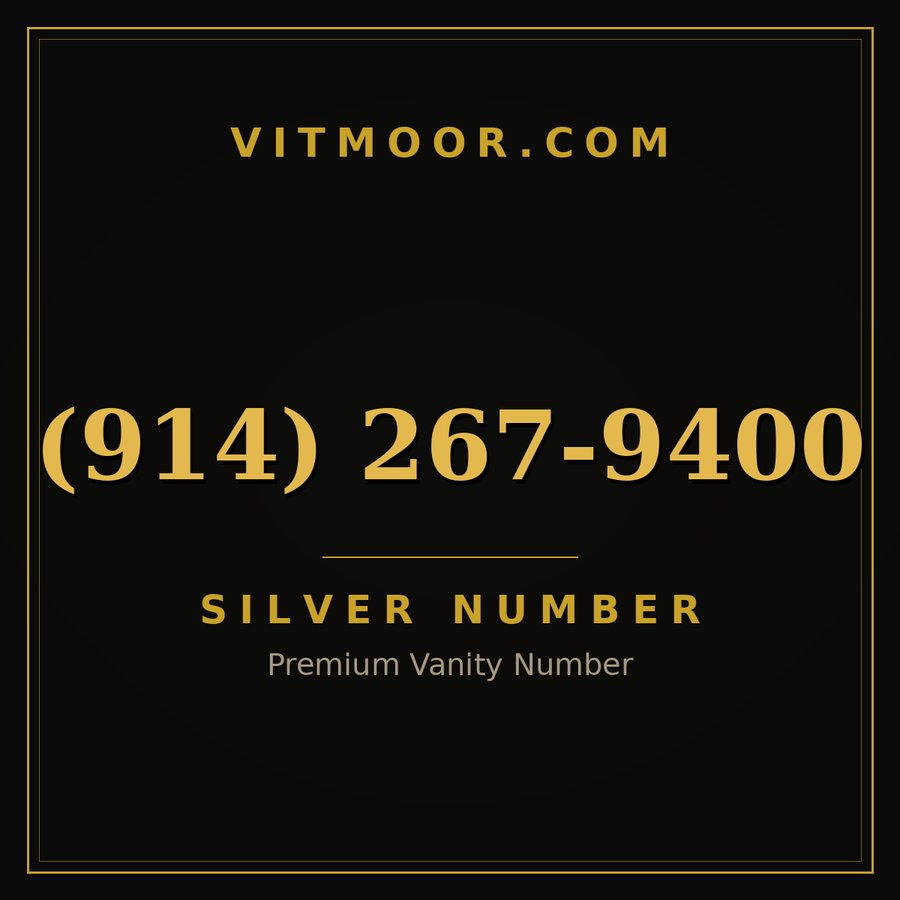 VITMOOR Silver premium number (914) 267-9400