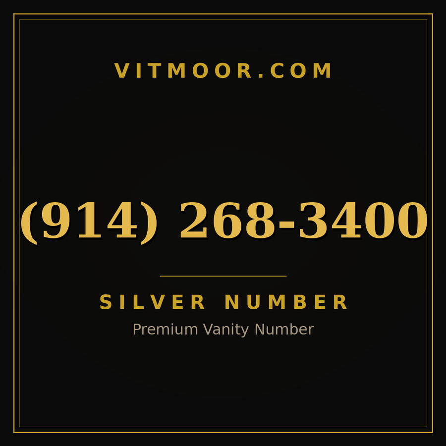VITMOOR Silver premium number (914) 268-3400
