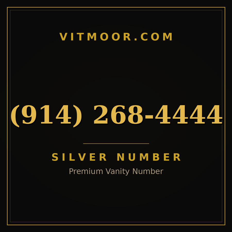 VITMOOR Silver premium number (914) 268-4444