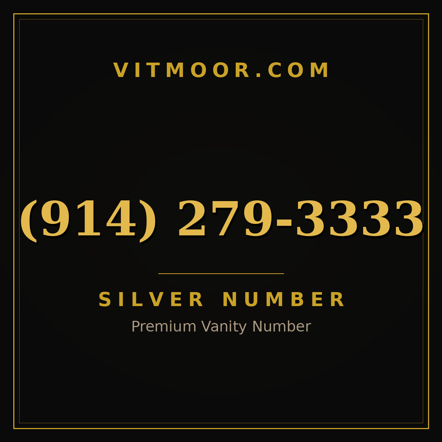 VITMOOR Silver premium number (914) 279-3333