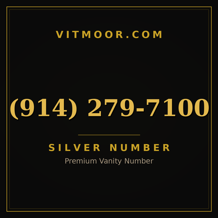 VITMOOR Silver premium number (914) 279-7100