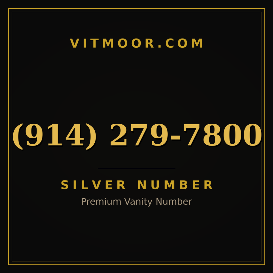 VITMOOR Silver premium number (914) 279-7800