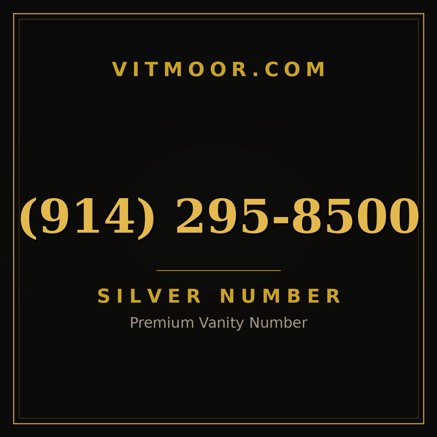 VITMOOR Silver premium number (914) 295-8500
