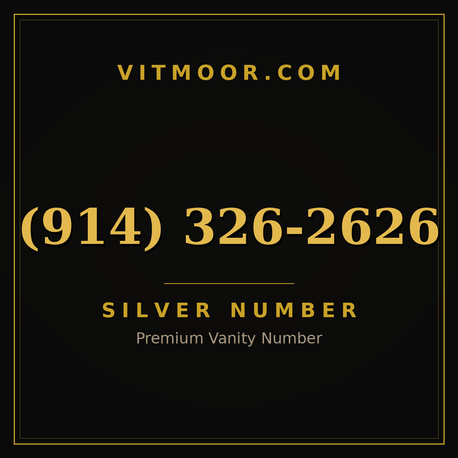 VITMOOR Silver premium number (914) 326-2626