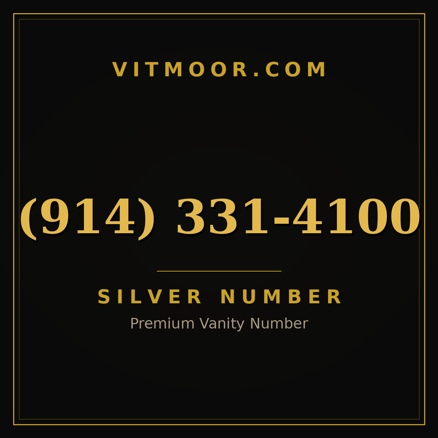 VITMOOR Silver premium number (914) 331-4100
