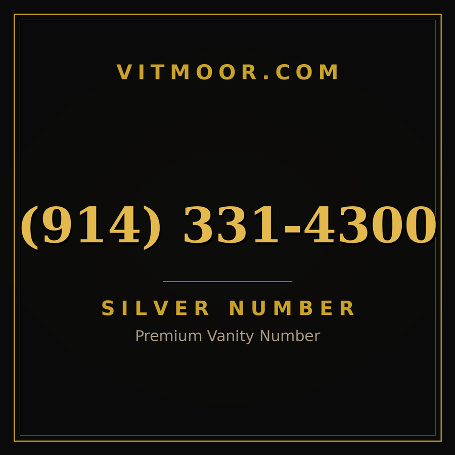 VITMOOR Silver premium number (914) 331-4300