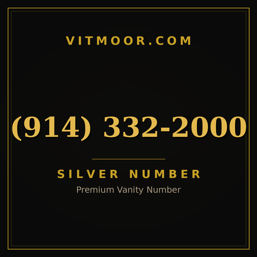 VITMOOR Silver premium number (914) 332-2000