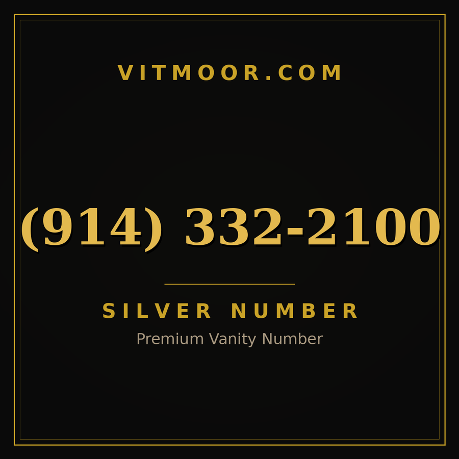 VITMOOR Silver premium number (914) 332-2100