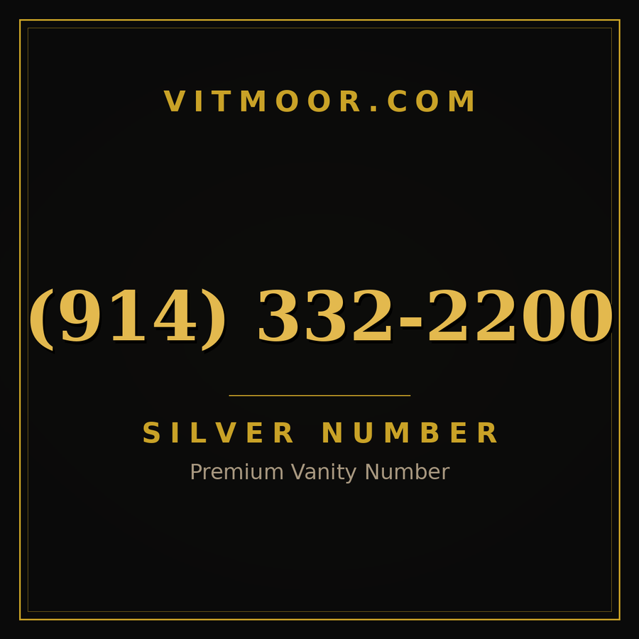 VITMOOR Silver premium number (914) 332-2200