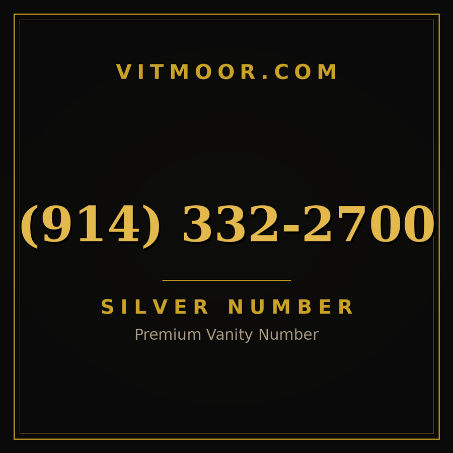 VITMOOR Silver premium number (914) 332-2700
