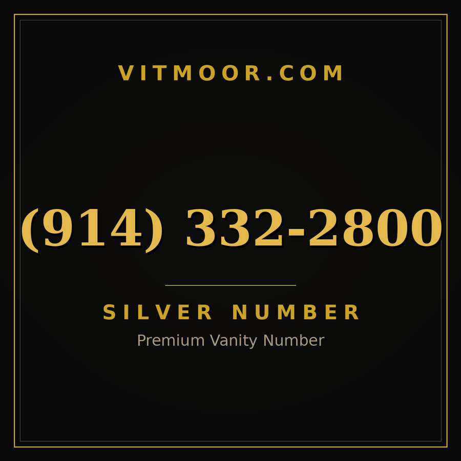 VITMOOR Silver premium number (914) 332-2800