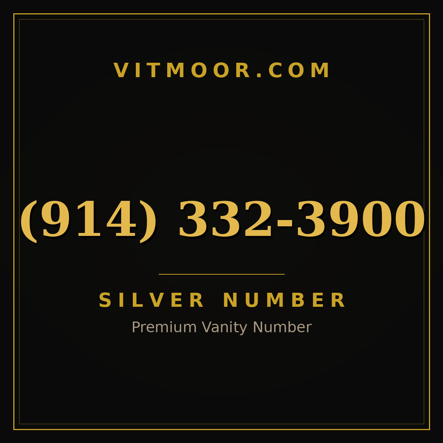 VITMOOR Silver premium number (914) 332-3900
