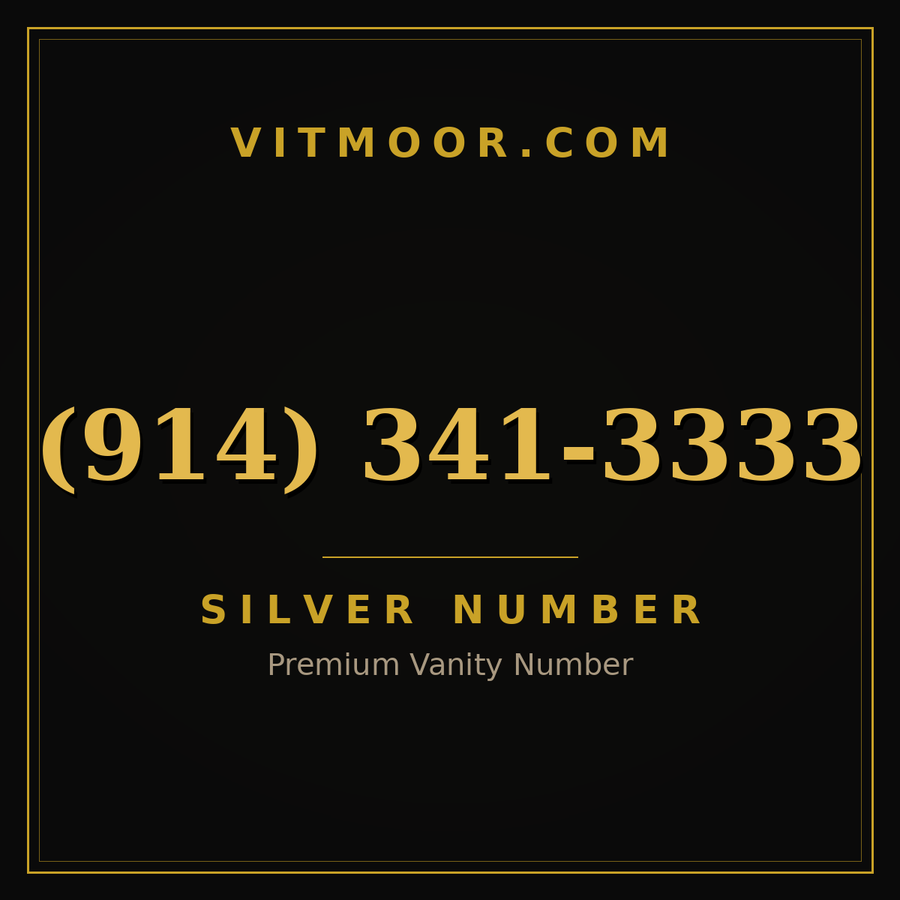 VITMOOR Silver premium number (914) 341-3333