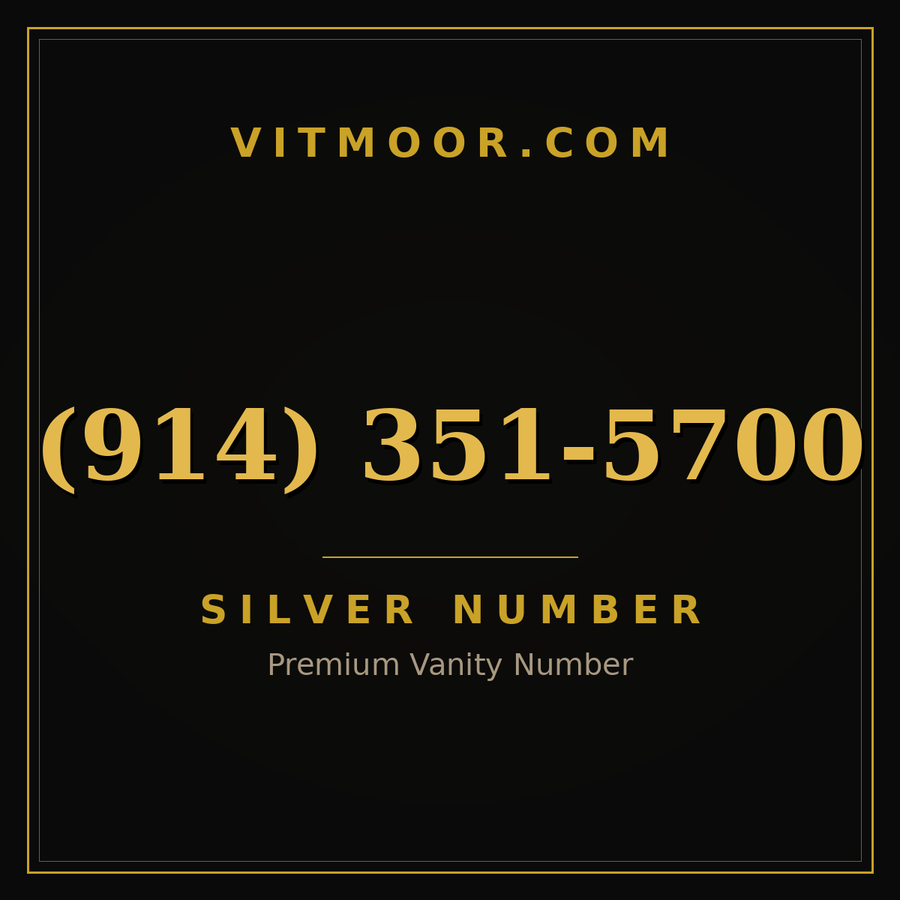 VITMOOR Silver premium number (914) 351-5700