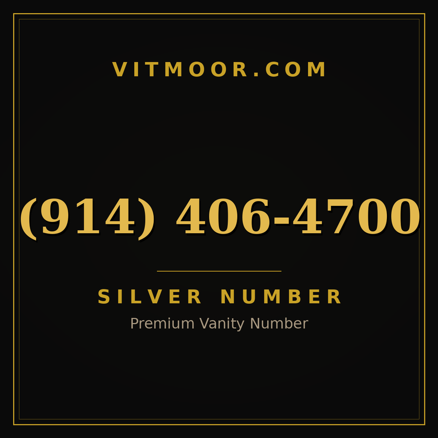 VITMOOR Silver premium number (914) 406-4700